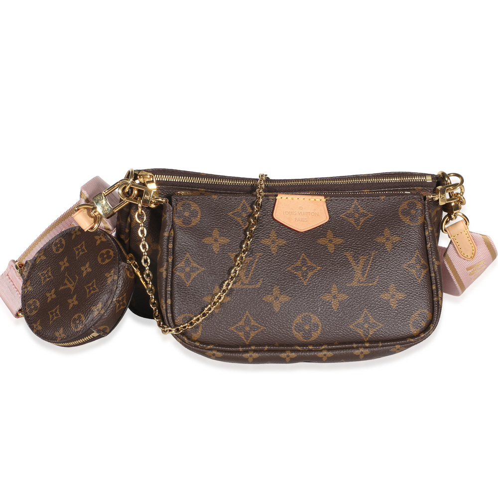 Louis Vuitton Rose Clair Monogram Canvas Multi Pochette